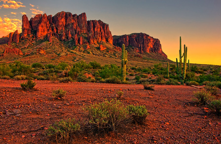 Desert mountains in Arizona